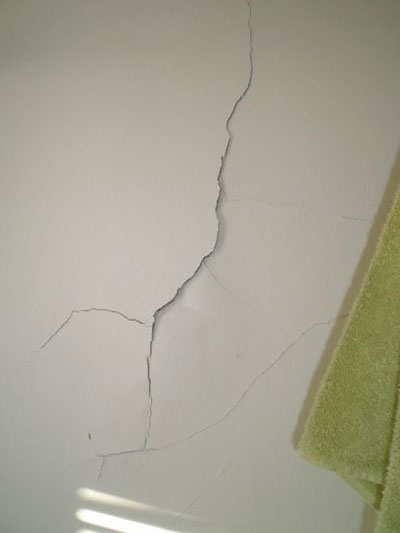 Crack In Plaster Wall
